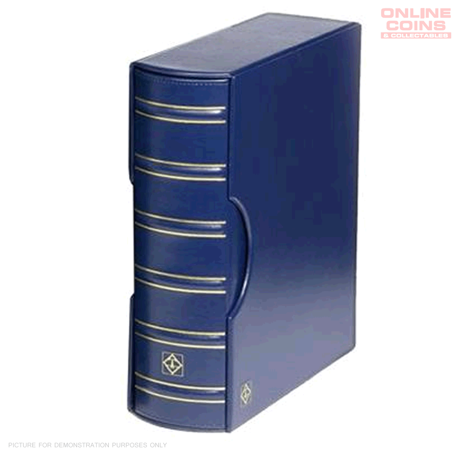 Lighthouse Classic Vario Gigant Album and Slipcase For Banknotes and Stamps - Blue
